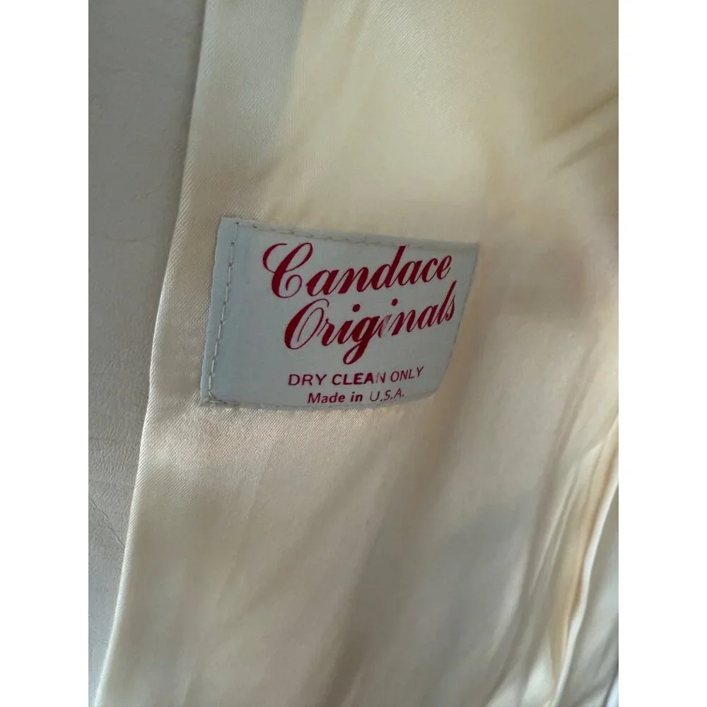 Vintage 70's Candice Originals Faux Fur Gray/White Coat - Picture 6 of 16